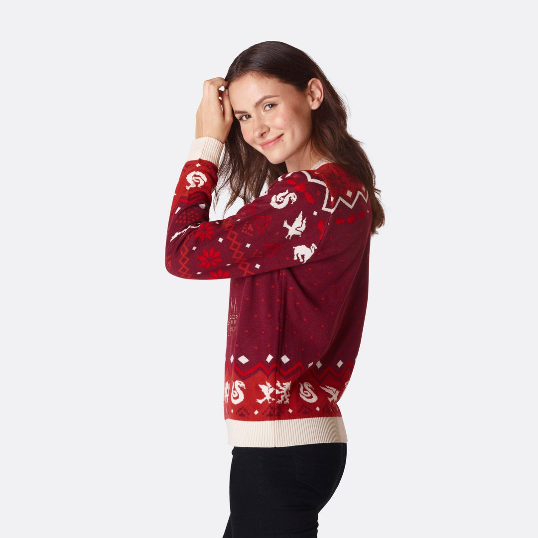 Hogwarts Weihnachtspullover Damen