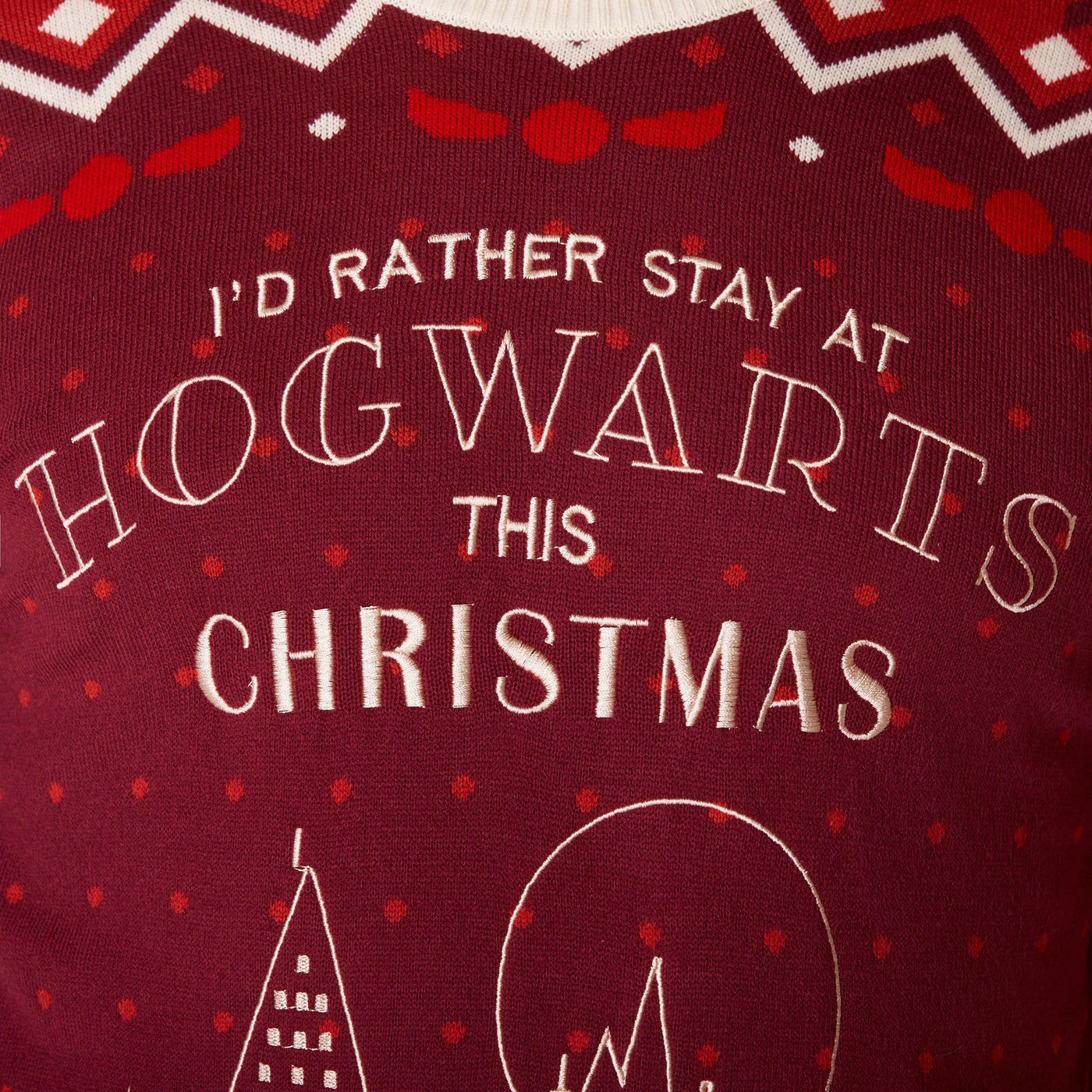 Hogwarts Weihnachtspullover Damen