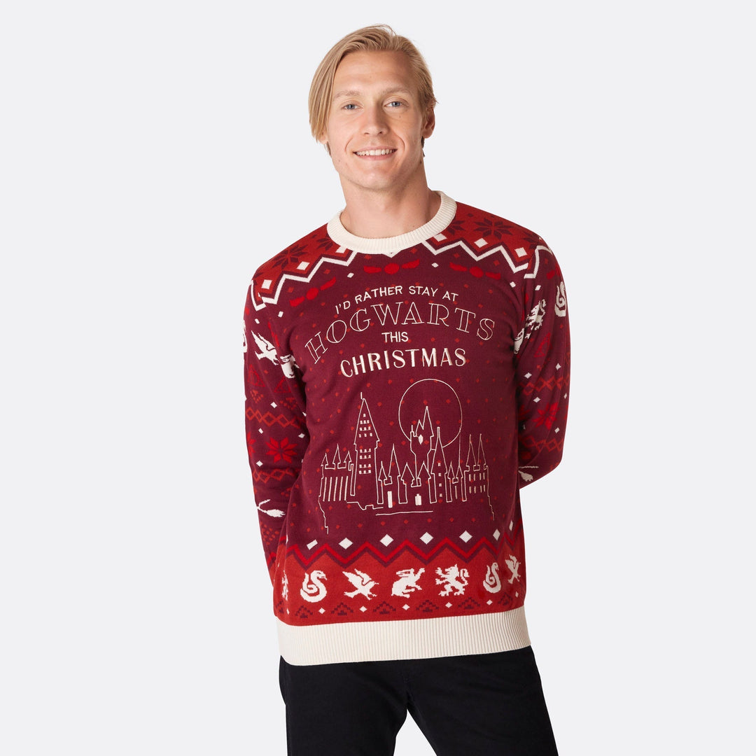 Hogwarts Weihnachtspullover Herren