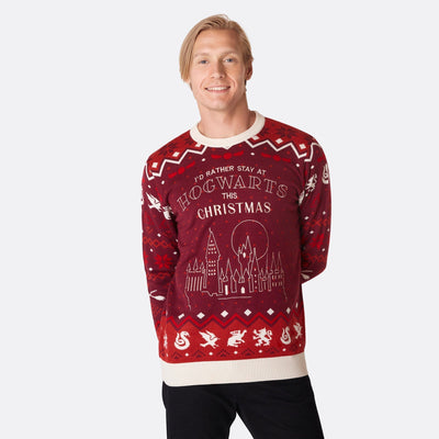 Hogwarts Weihnachtspullover Herren