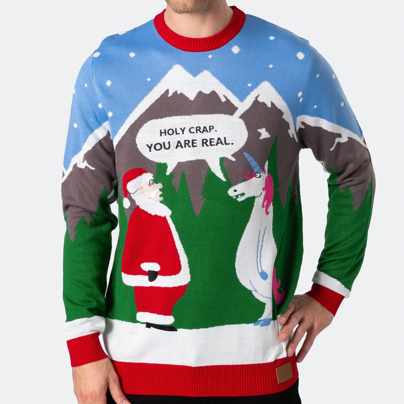 Holy Crap Weihnachtspullover Herren