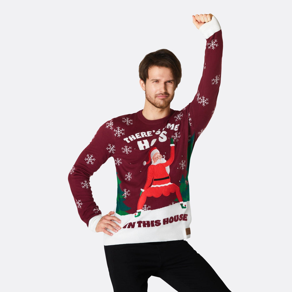 Ho's In This House Weihnachtspullover Herren
