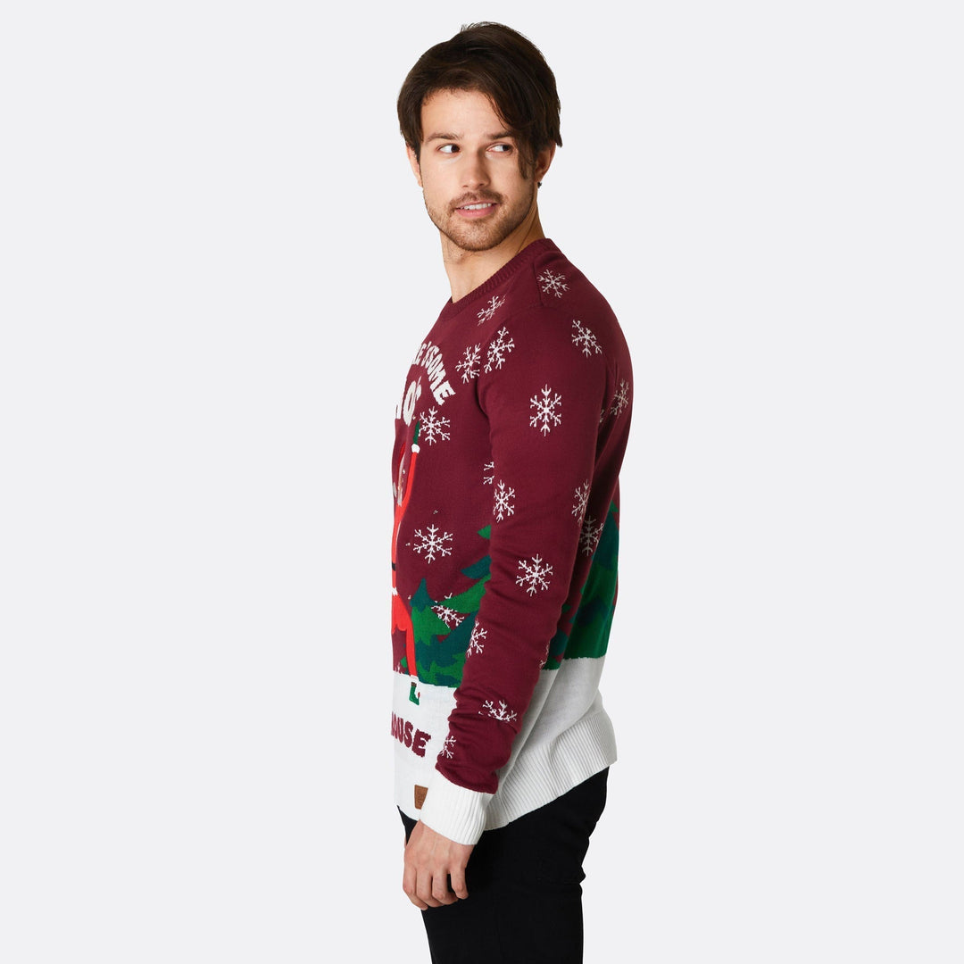 Ho's In This House Weihnachtspullover Herren