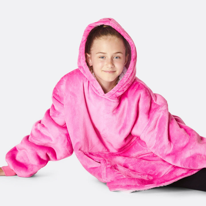 Hot Pink HappyHoodie Kinder