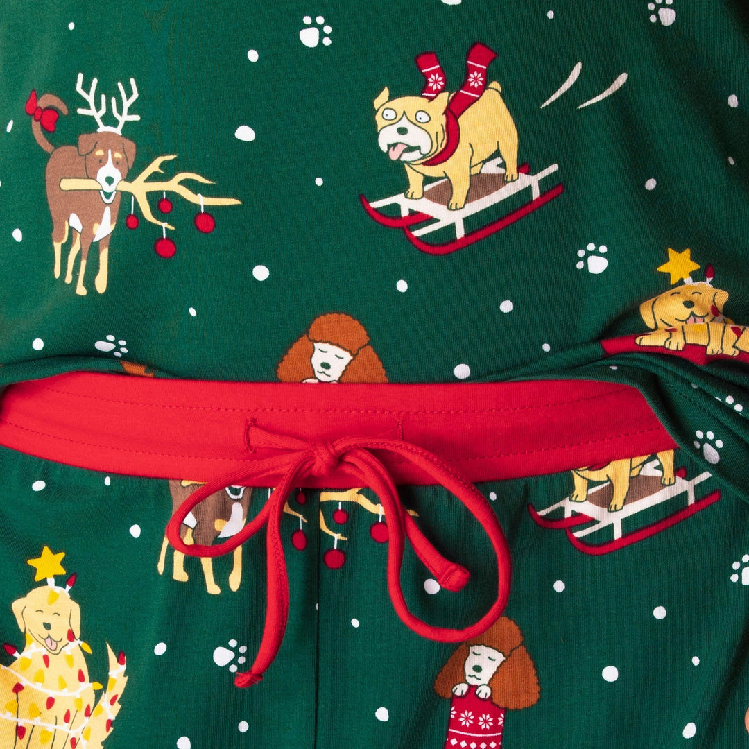 Hunde Weihnachtspyjama Kinder