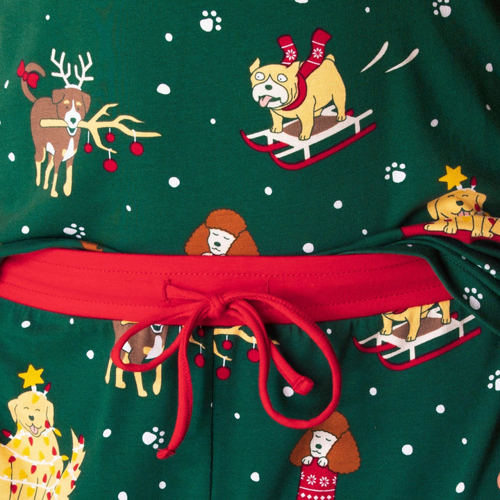 Hunde Weihnachtspyjama Kinder