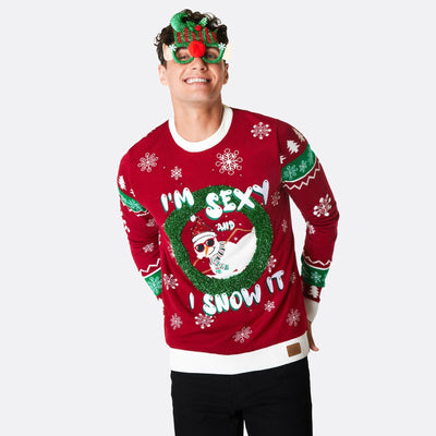 I'm Sexy And I Snow It Weihnachtspullover Herren
