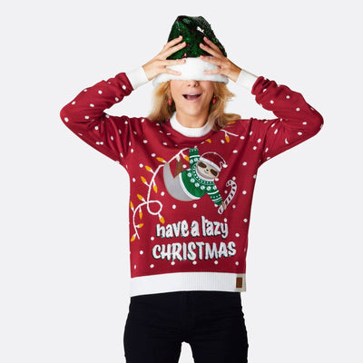 Lazy Weihnachtspullover Damen