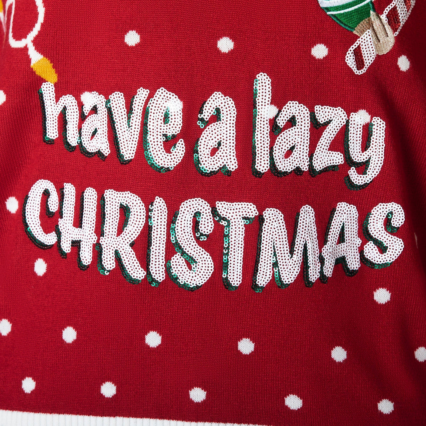 Lazy Weihnachtspullover Damen