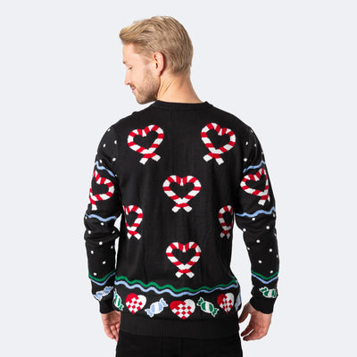 Lebkuchenmännchen Weihnachtspullover Herren