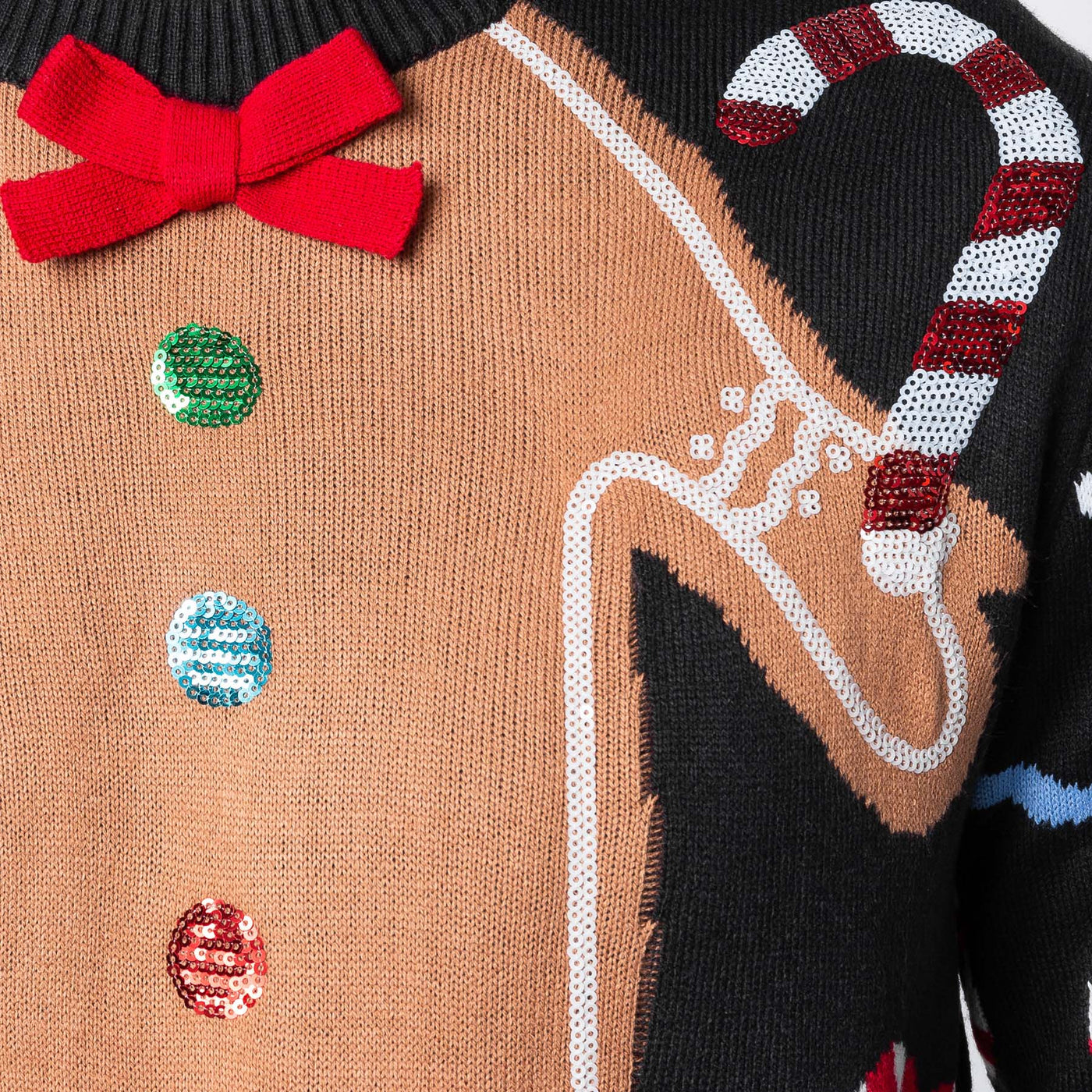 Lebkuchenmännchen Weihnachtspullover Herren
