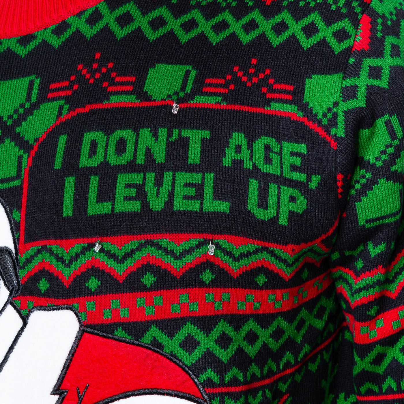 Level Up Weihnachtspullover Damen