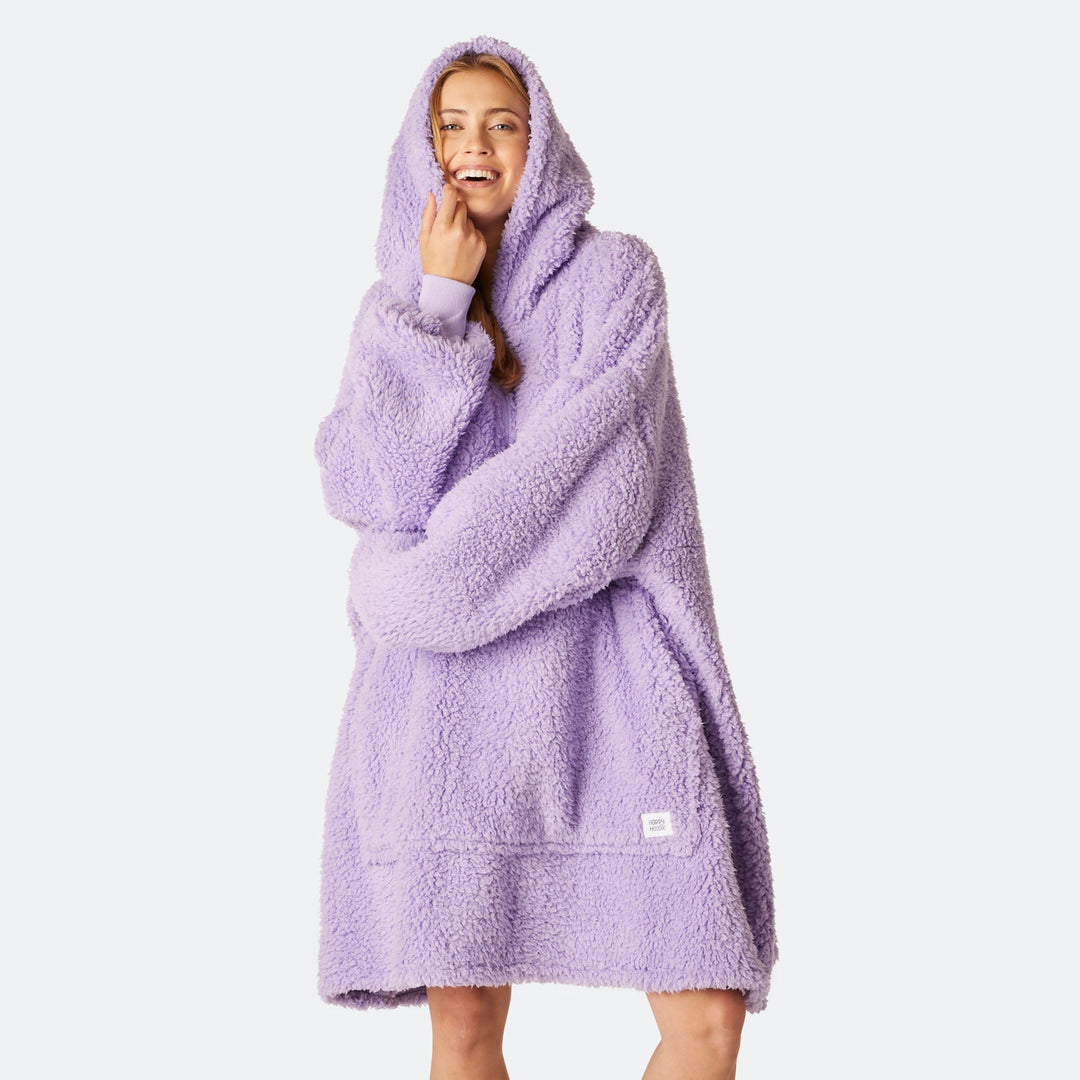 Lila Sherpa HappyHoodie