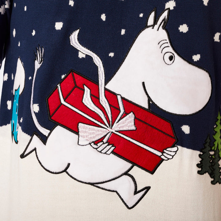 Mumin Weihnachtspullover Damen