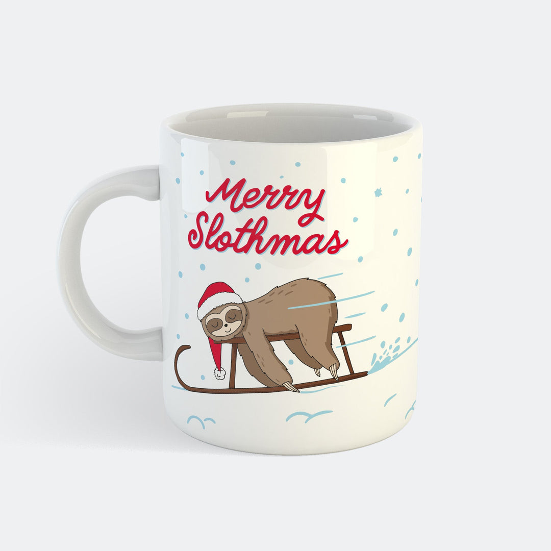 Merry Slothmas Tasse