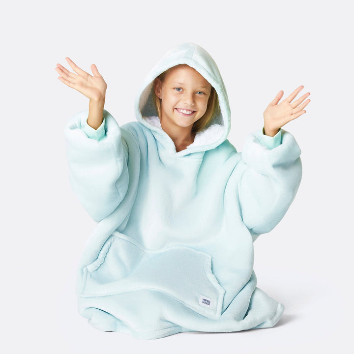 Mintblauer HappyHoodie Kinder