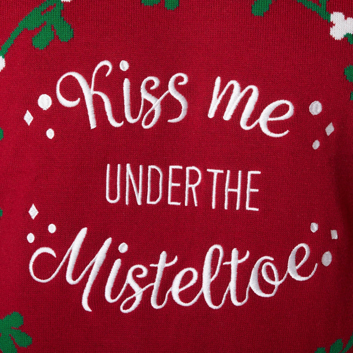 Mistletoe Weihnachtspullover Damen