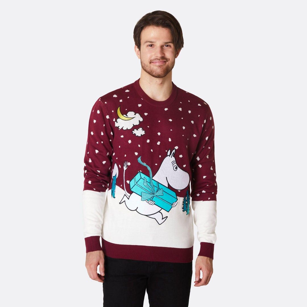 Mumintroll Weihnachtspullover Herren