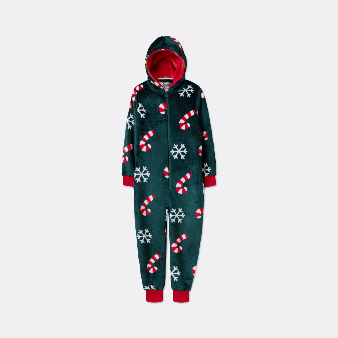 Grüner Hohoho Onesie Kinder