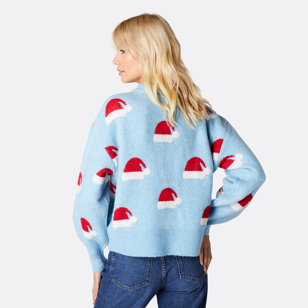 Weihnachtsmütze Oversized Weihnachtspullover Damen