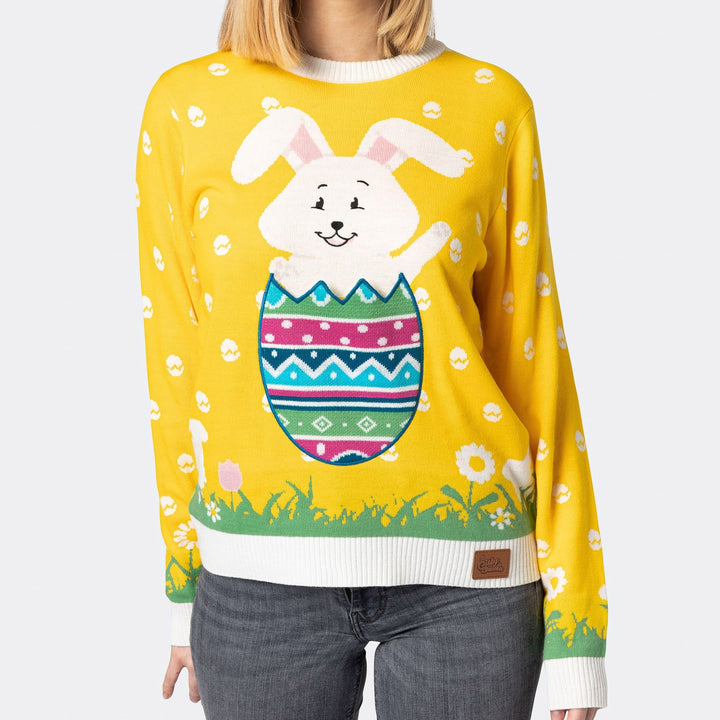 Osterhasen Pullover Damen