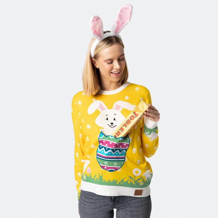 Osterhasen Pullover Damen