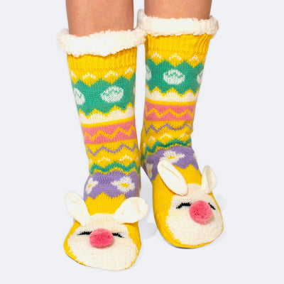 Osterhasen Sherpa-Socken