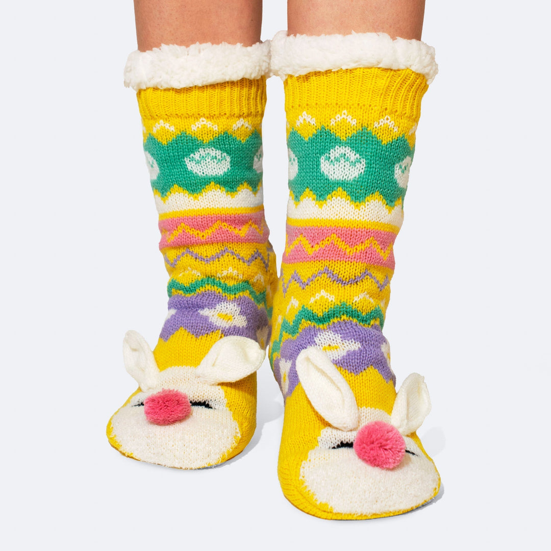 Osterhasen Sherpa-Socken