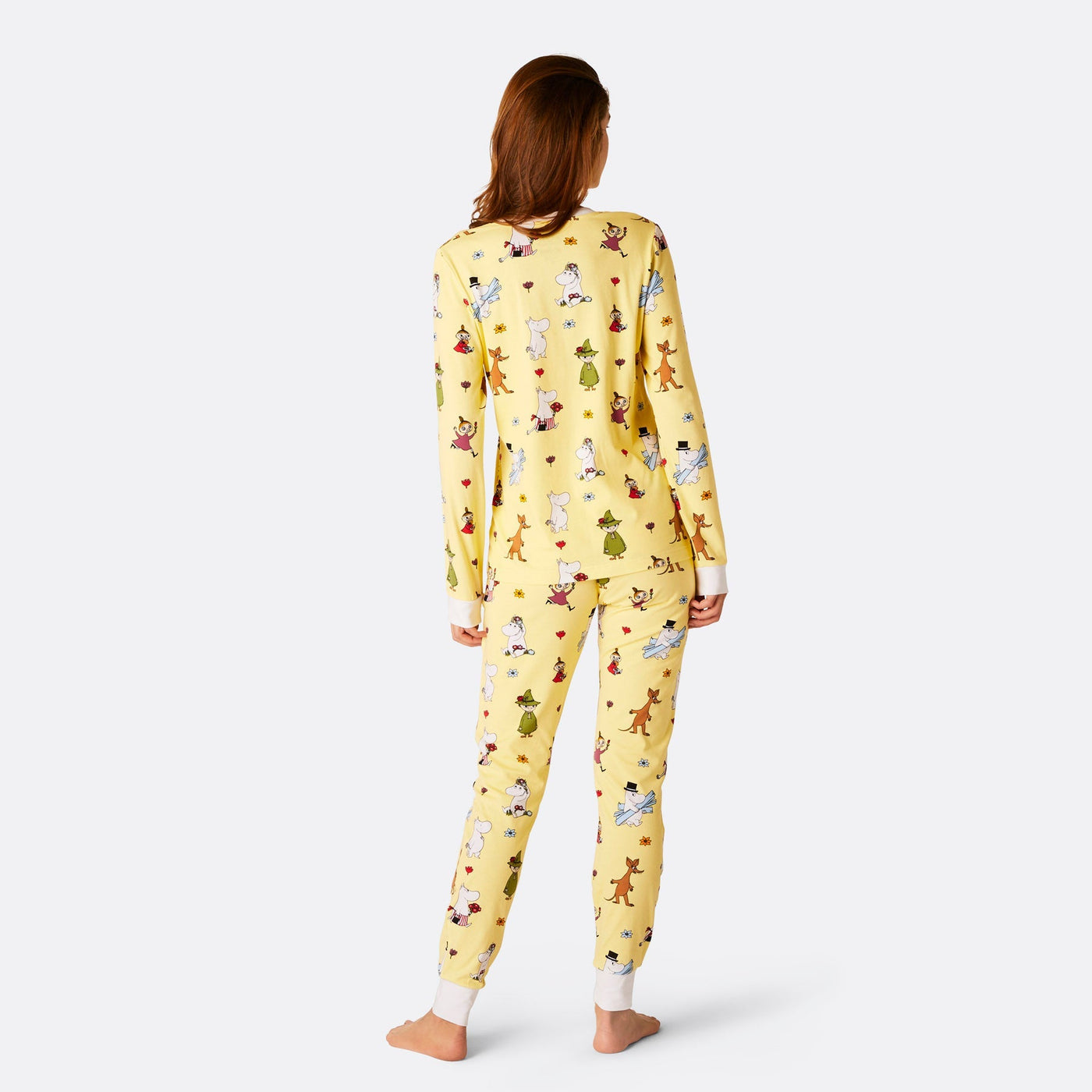 Gelber Mumins Pyjama Damen