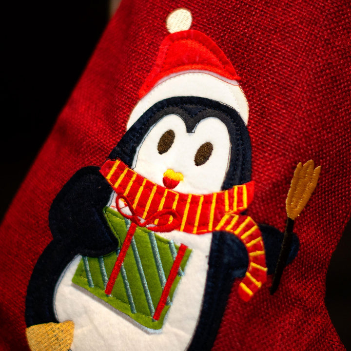 Pinguin Weihnachtsstrumpf