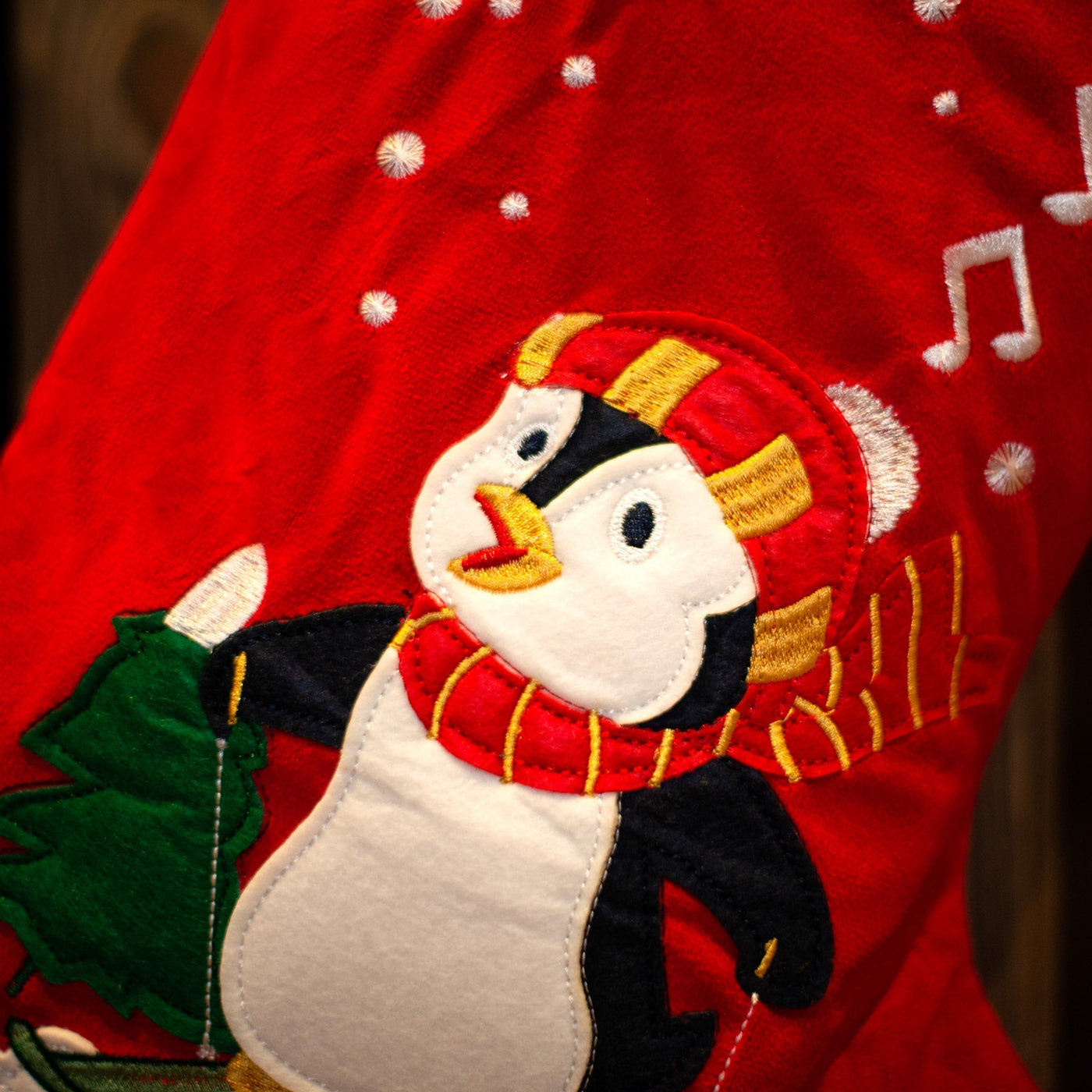 Pinguin Weihnachtsstrumpf