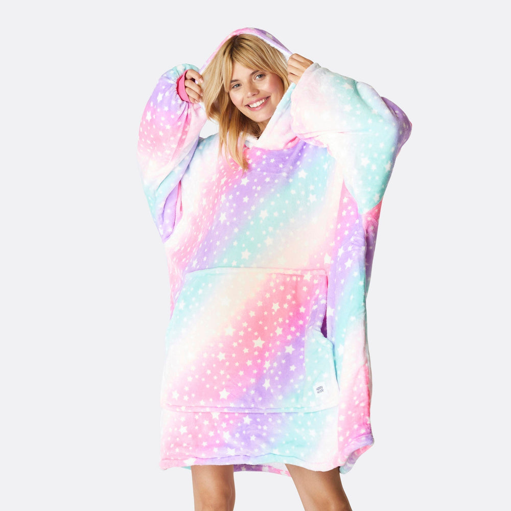 Pinker Regenbogen HappyHoodie