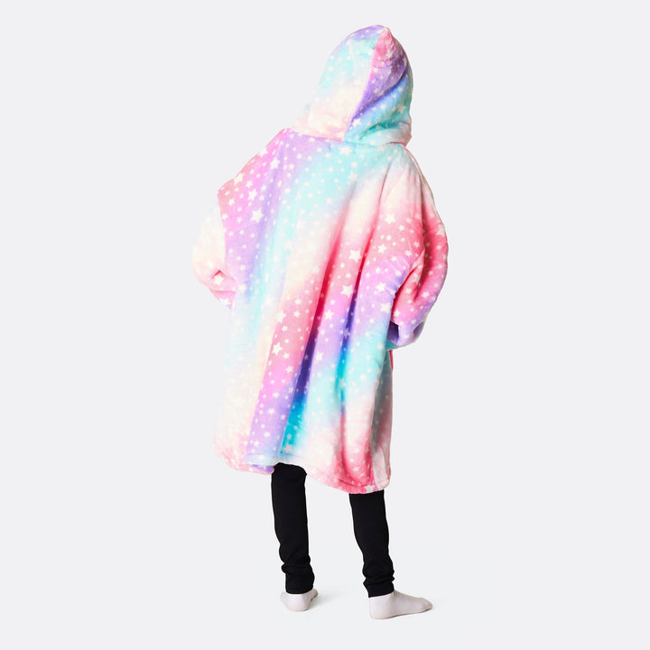 Pinker Regenbogen HappyHoodie Kinder