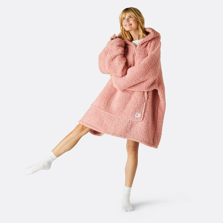 Pinker Sherpa HappyHoodie