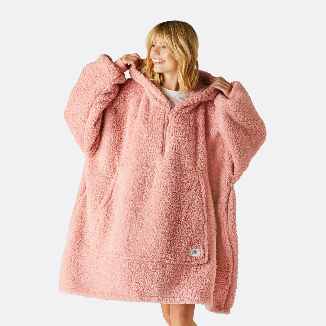 Pinker Sherpa HappyHoodie