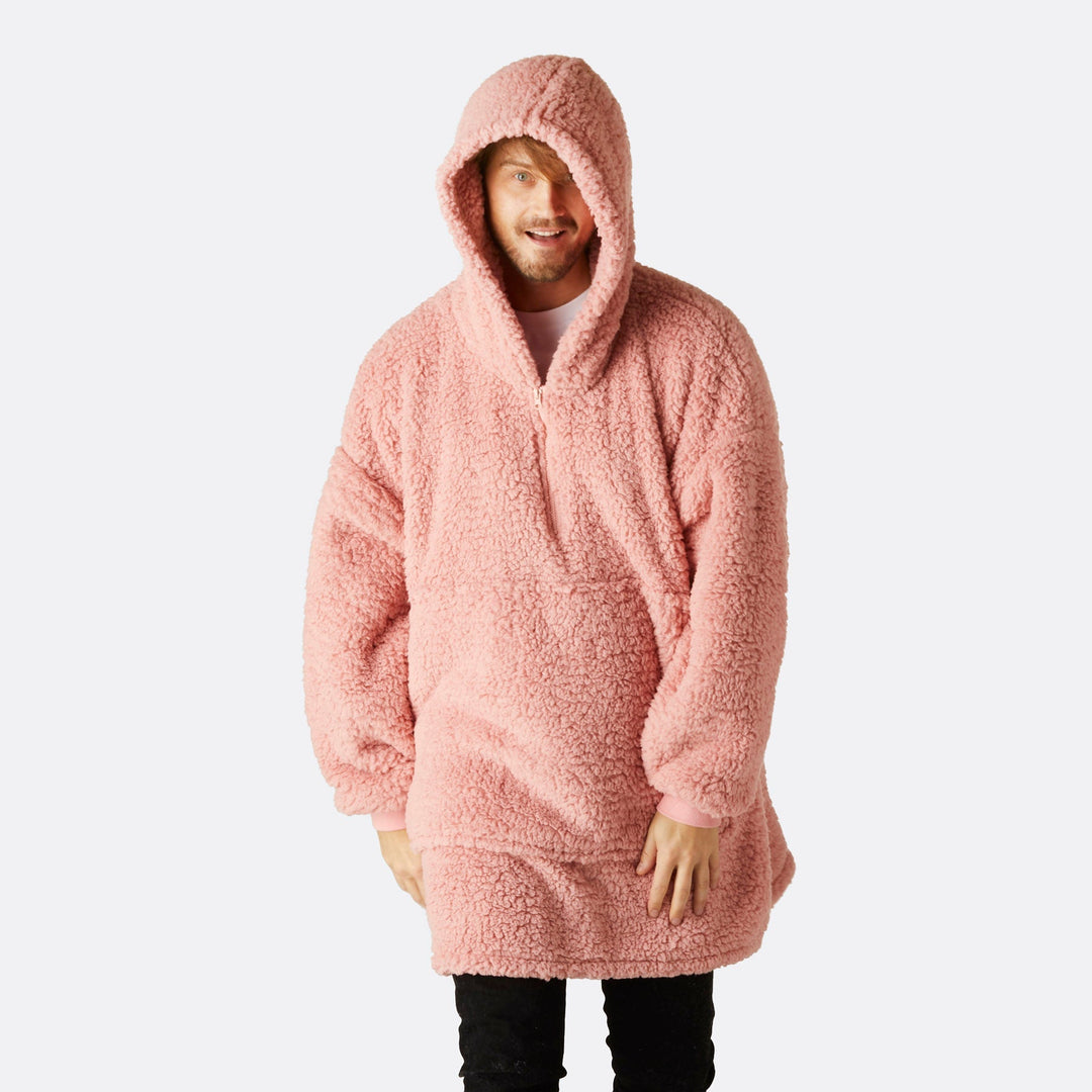 Pinker Sherpa HappyHoodie