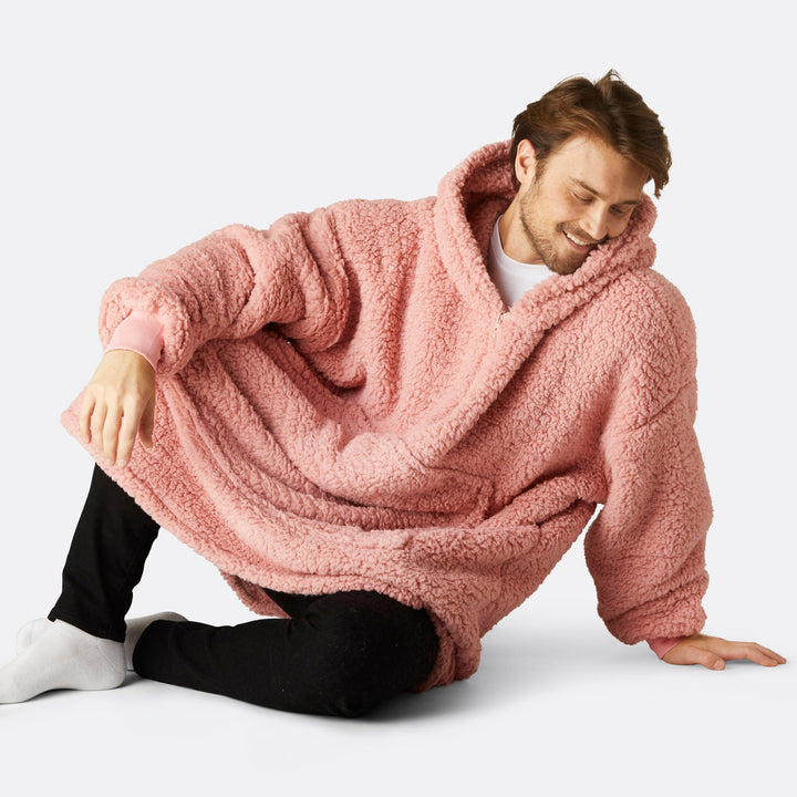 Pinker Sherpa HappyHoodie