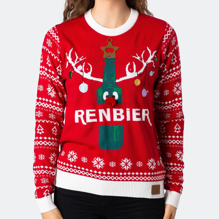Renbier Weihnachtspullover Damen