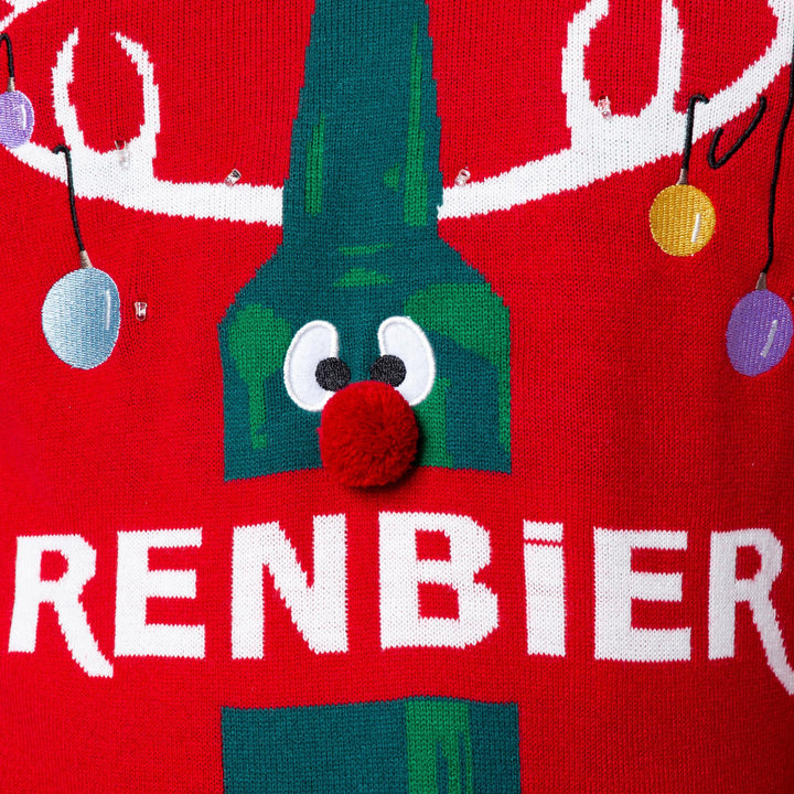 Renbier Weihnachtspullover Herren
