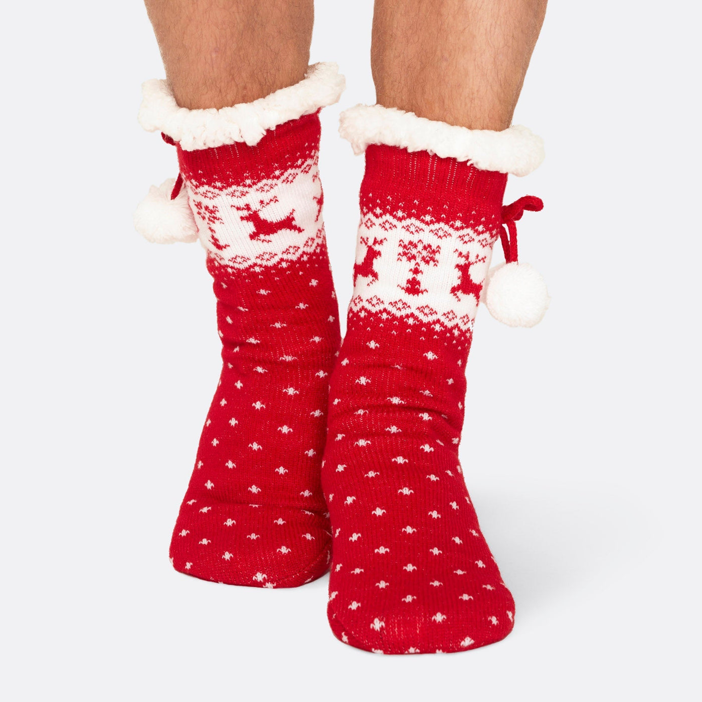 Rote Sherpa-Socken