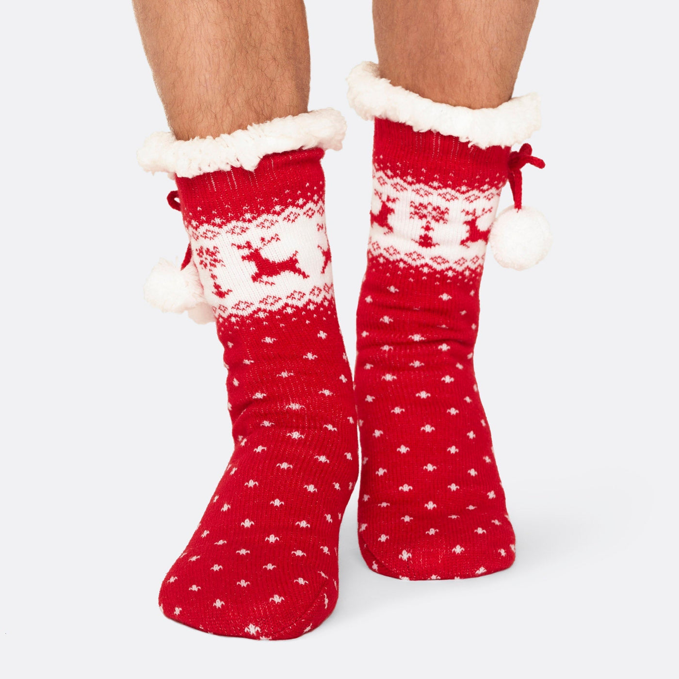 Rote Sherpa-Socken