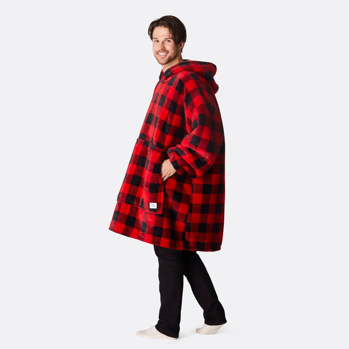 Roter Karo HappyHoodie