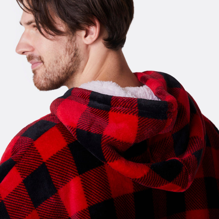 Roter Karo HappyHoodie