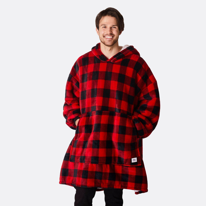 Roter Karo HappyHoodie