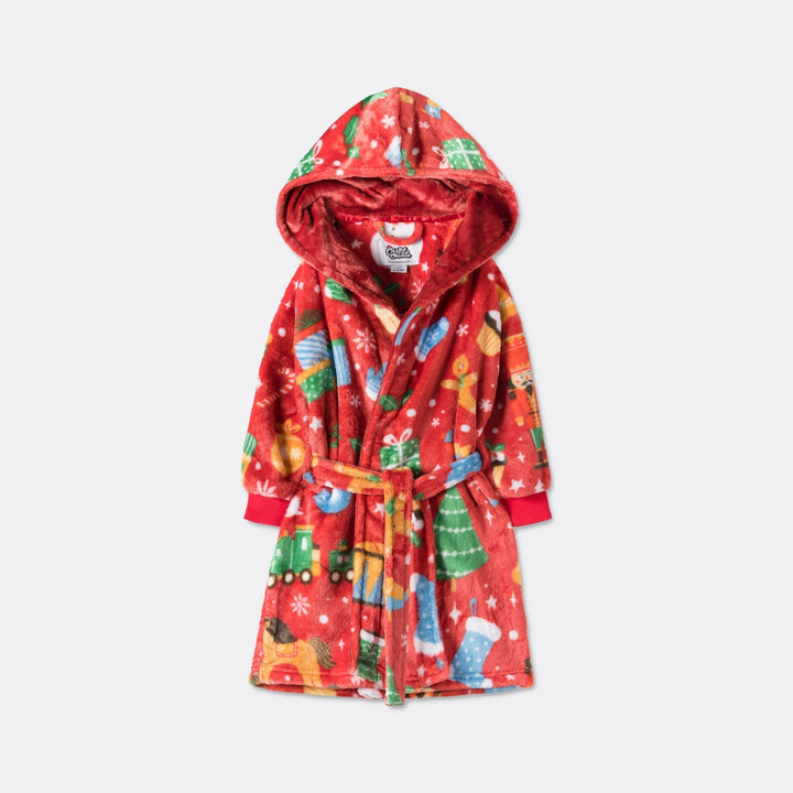 Roter Weihnachtstraum Morgenmantel Kinder