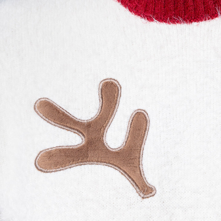 Rudolf im Schnee Weihnachtspullover Kinder