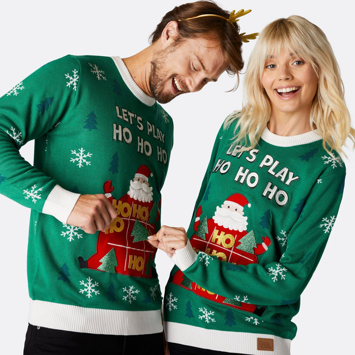 Ho Ho Ho Weihnachtspullover Damen