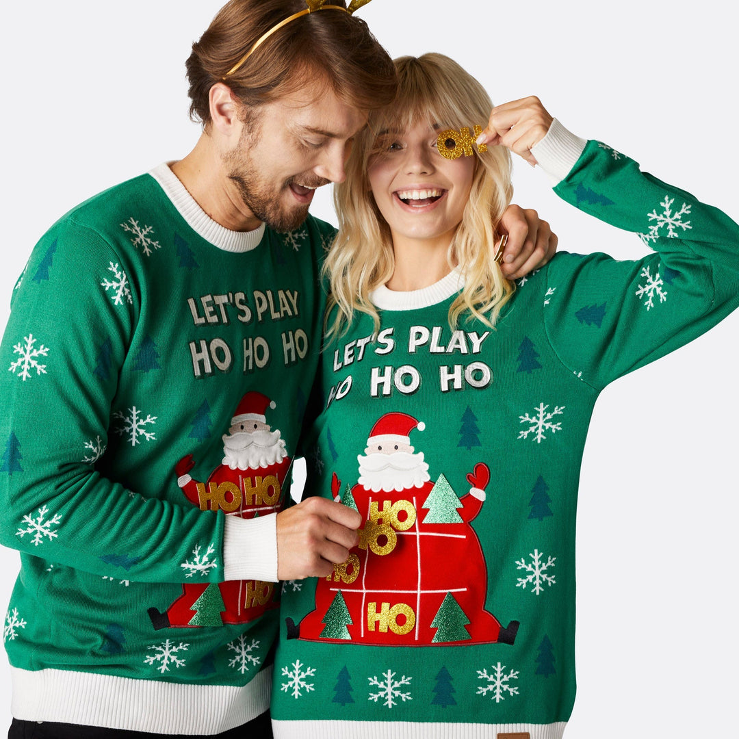 Ho Ho Ho Weihnachtspullover Damen