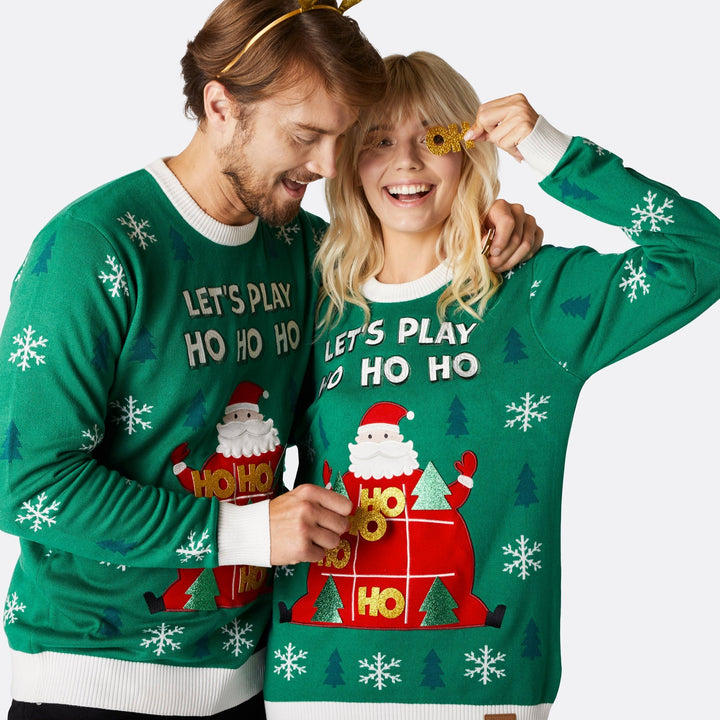 Ho Ho Ho Weihnachtspullover Damen