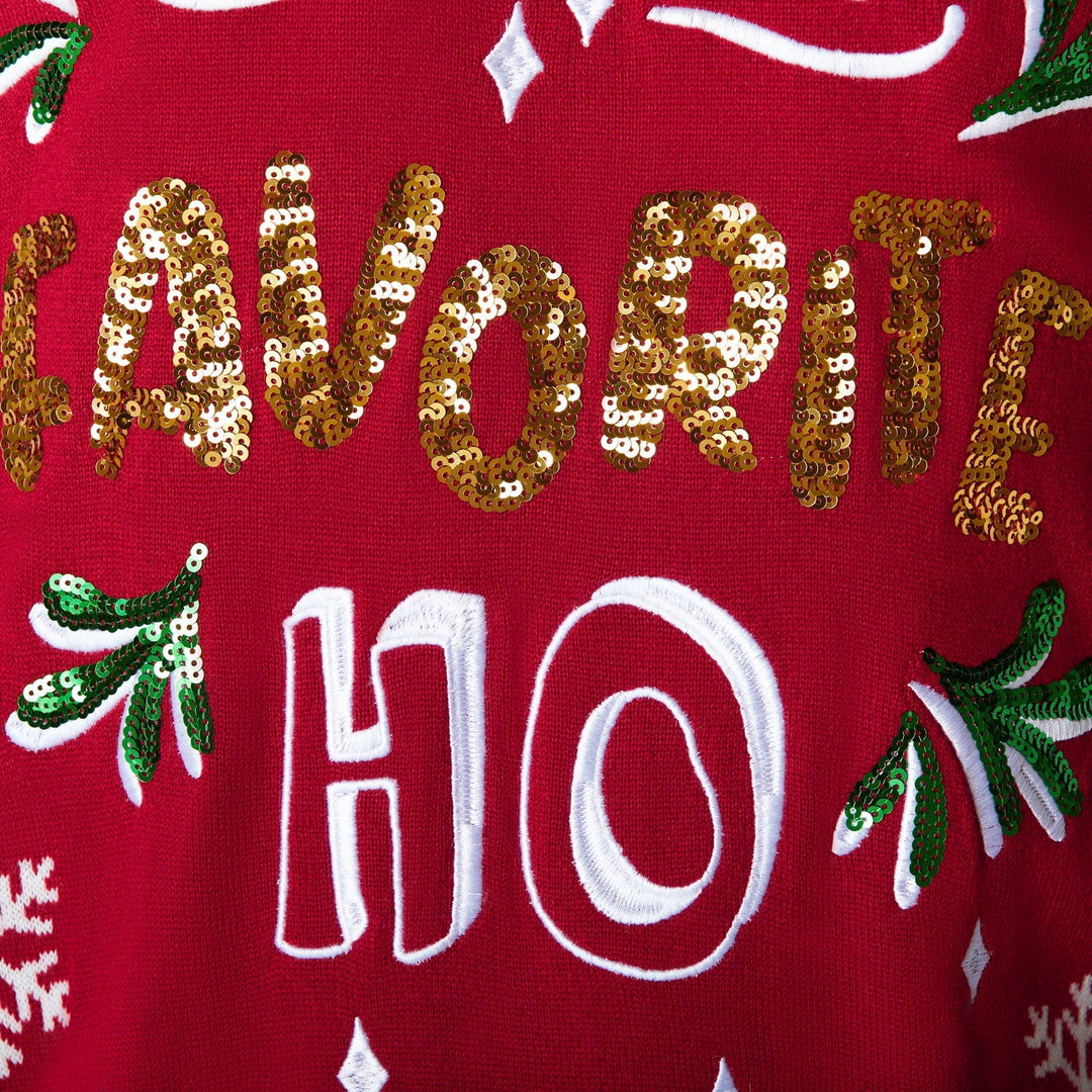 Santa's Favorite Ho Weihnachtspullover Damen